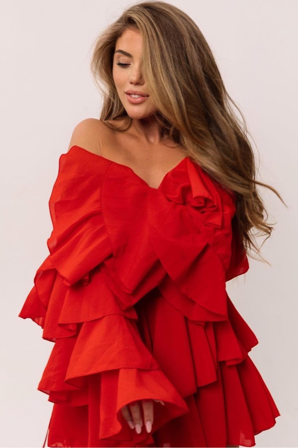 Rochie roșie Camila - 3